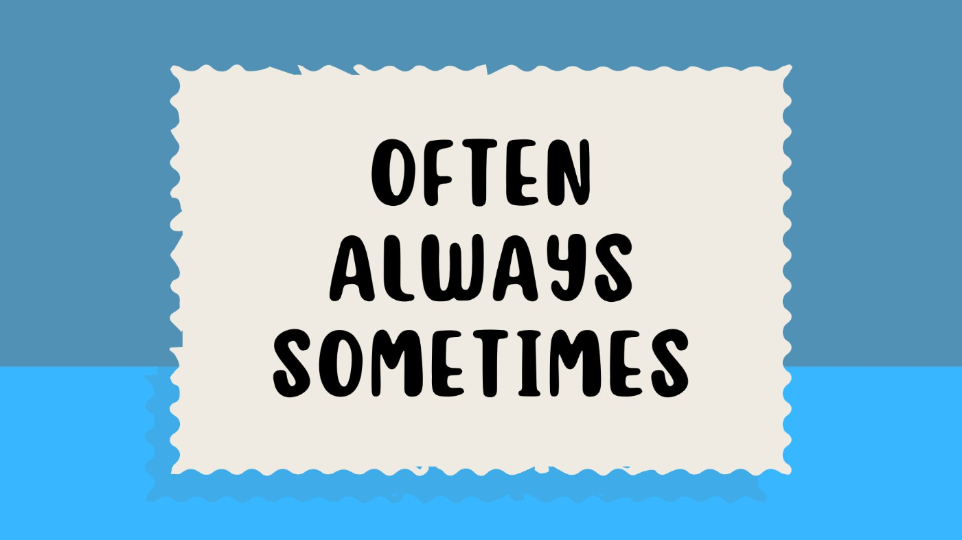 Как часто что-то происходит: often, always, seldom