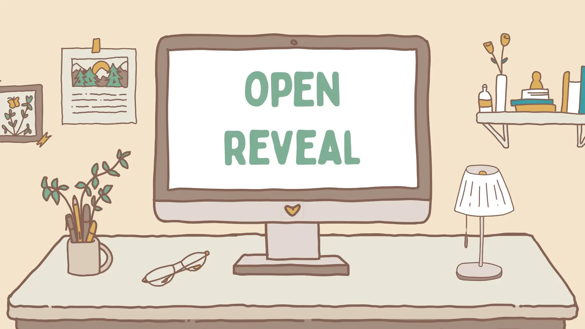 Разница между open и reveal: выберите правильное слово в предложении