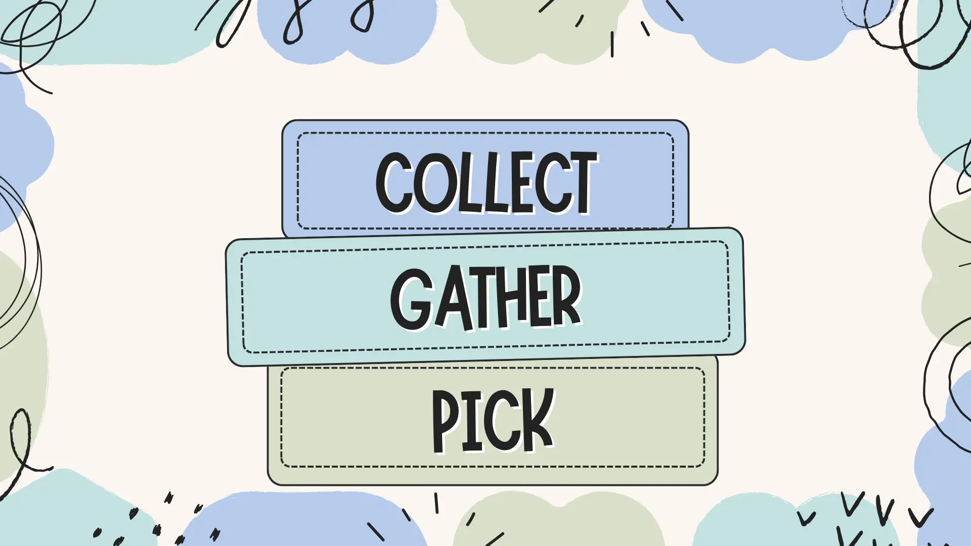 В чём разница между collect, gather и pick?